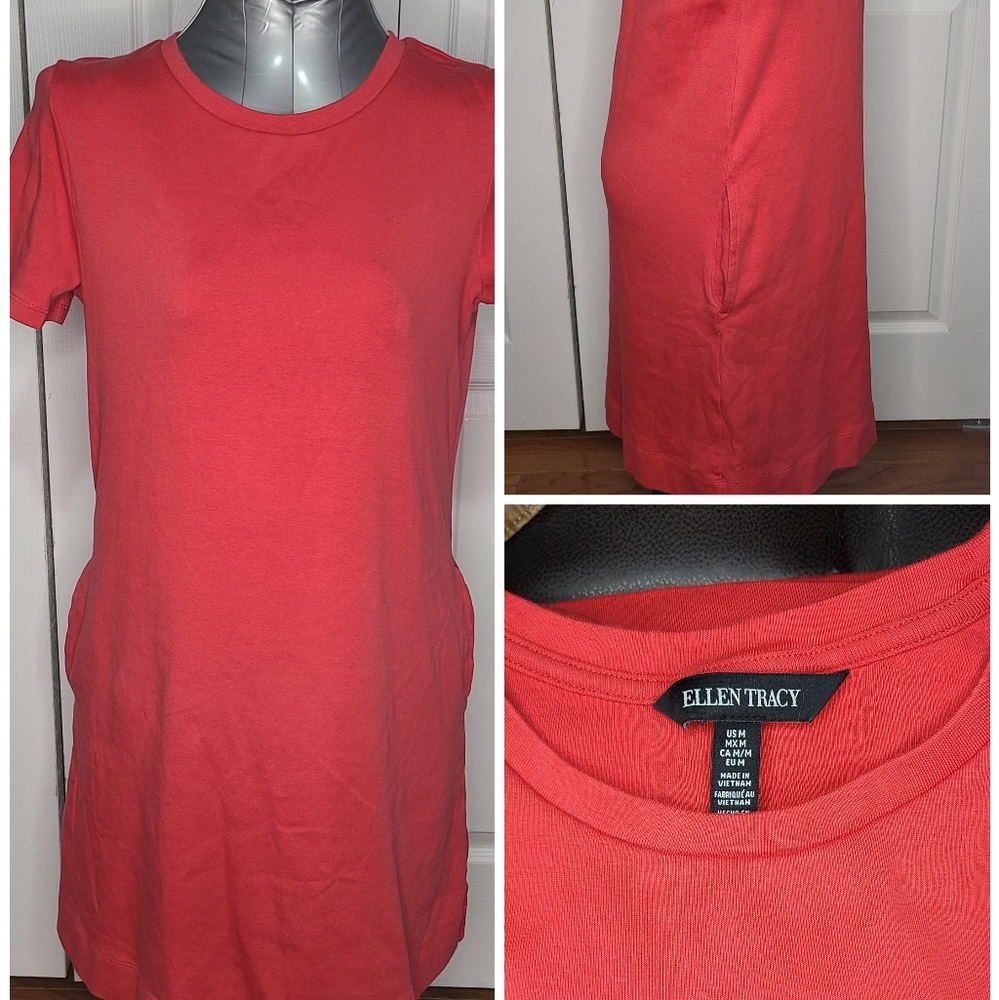 Dress Orange Ellen Tracy